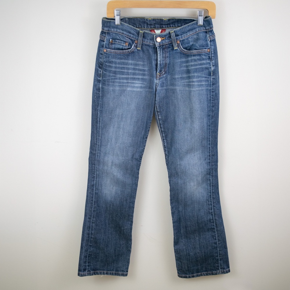 Lucky Brand Jeans Classic Rider Boot Cut Jean Size Mid Rise 27 / 4 Short Inseam
